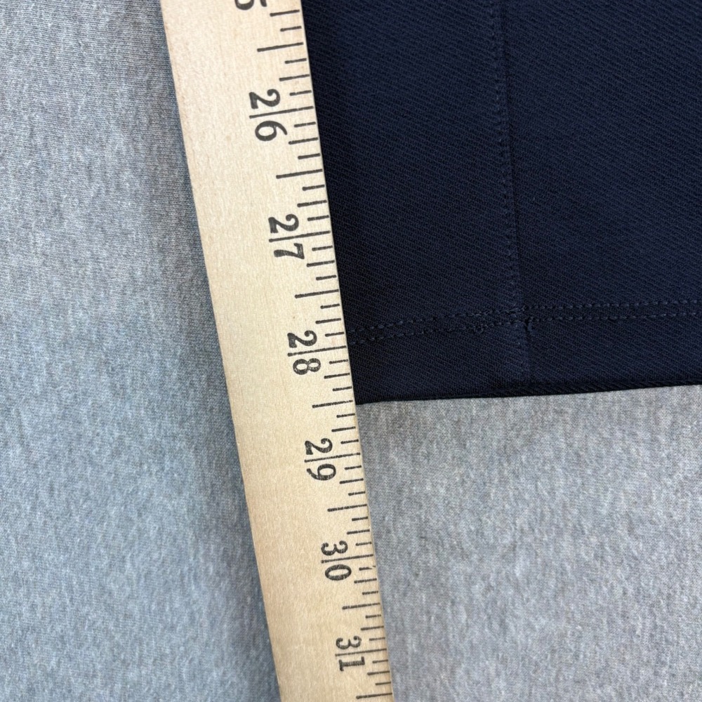 Stelle Pants Womens M Blue Flat Front Straight Leg Stretch Pants‎ Career Office - Picture 2 of 8